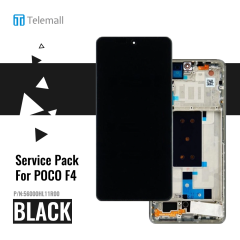 Xiaomi Poco F4 Display LCD Touchscreen +Frame Black 56000HL11R00