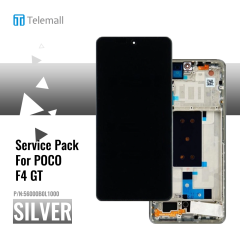 Xiaomi Poco F4 GT Display LCD Touchscreen +Frame Silver 56000B0L1000
