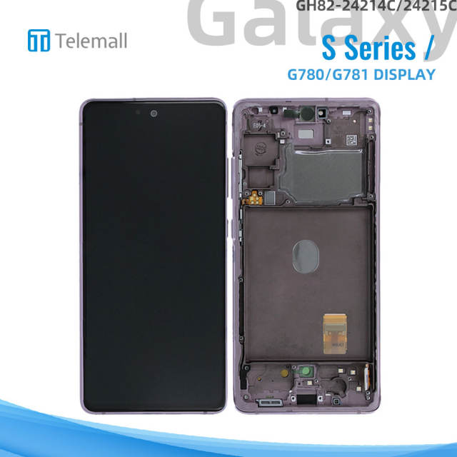 Samsung Galaxy SM-G780/G781 (S20 FE 4G/5G 2020) Display module Cloud Lavender LCD + Antenna GH82-24214C/24215C