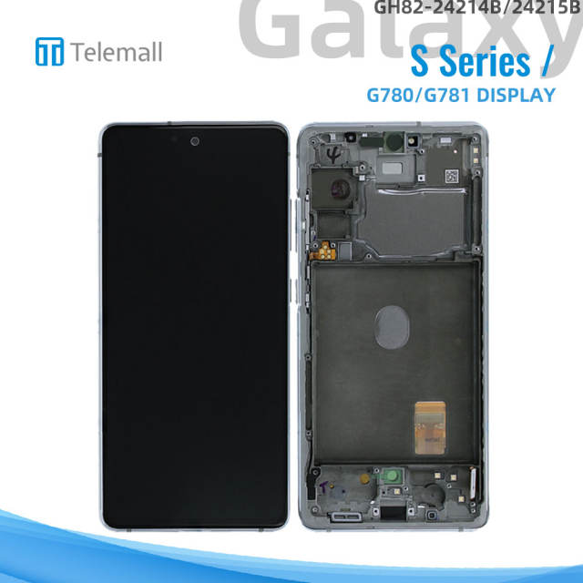 Samsung Galaxy SM-G780/G781 (S20 FE 4G/5G 2020) Display module Cloud White LCD + Antenna GH82-24214B/24215B