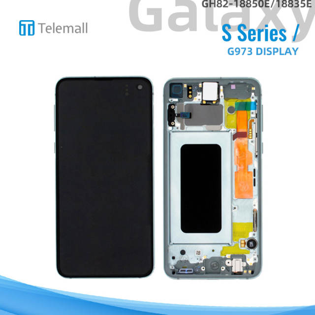 Samsung Galaxy SM-G973 (S10 2019) Display module PRISM GREEN LCD GH82-18850E/18835E