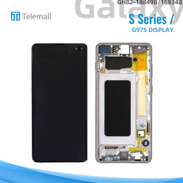 Samsung Galaxy SM-G975 (S10 Plus 2019) Display module PRISM WHITE/SILVER LCD GH82-18849B/18834B