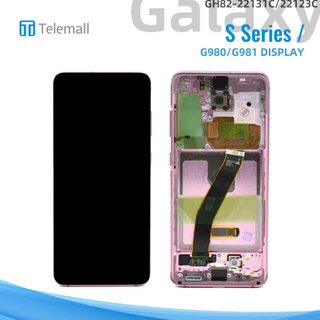 Samsung Galaxy SM-G980/G981 (S20 4G/5G 2020) Display module PINK LCD GH82-22131C/22123C