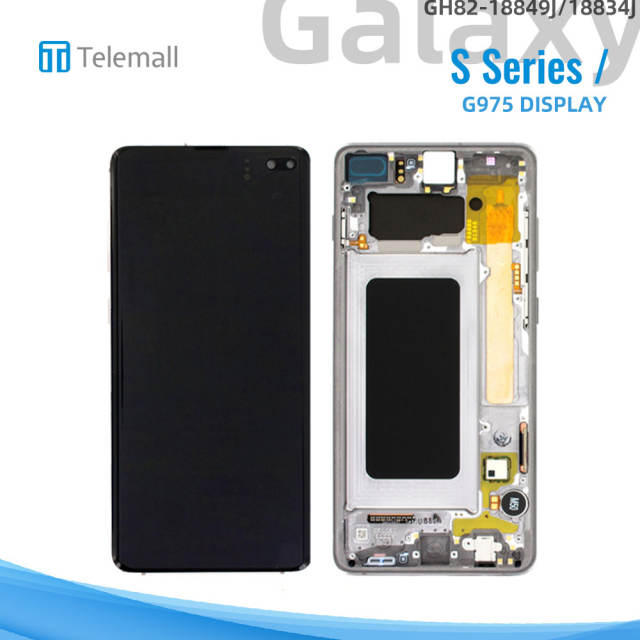 Samsung Galaxy SM-G975 (S10 Plus 2019) Display module CERAMIC WHITE LCD GH82-18849J/18834J