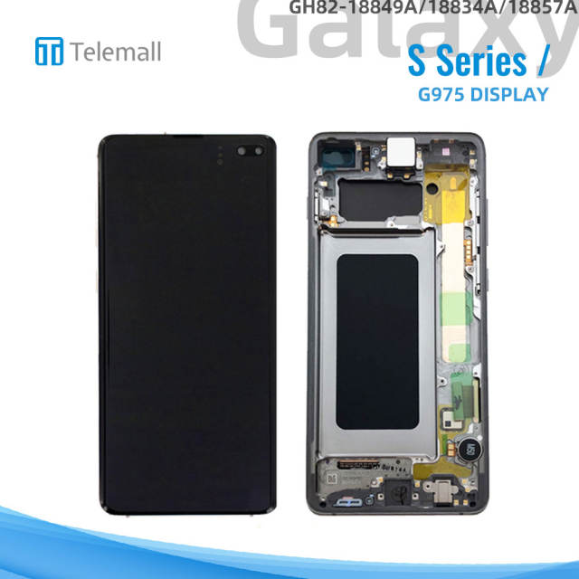 Samsung Galaxy SM-G975 (S10 Plus 2019) Display module PRISM BLACK LCD GH82-18849A/18834A/18857A