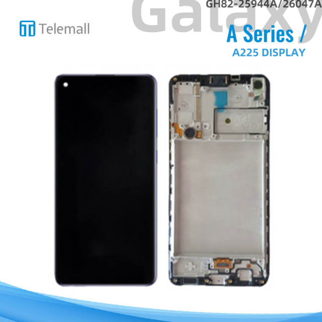 Samsung Galaxy SM-A225 (A22 4G 2021) Display module  BLACK LCD (With Frame) GH82-25944A/26047A