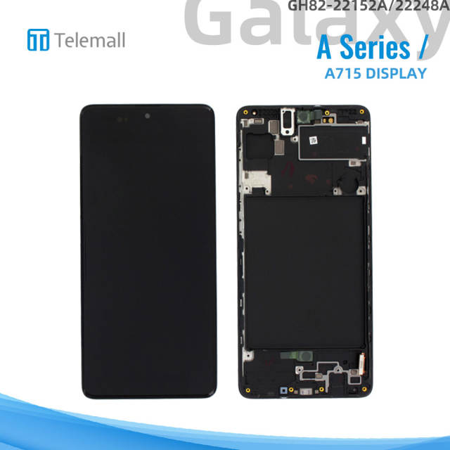 Samsung Galaxy SM-A715 (A71 2020) Display module BLACK LCD GH82-22152A/22248A