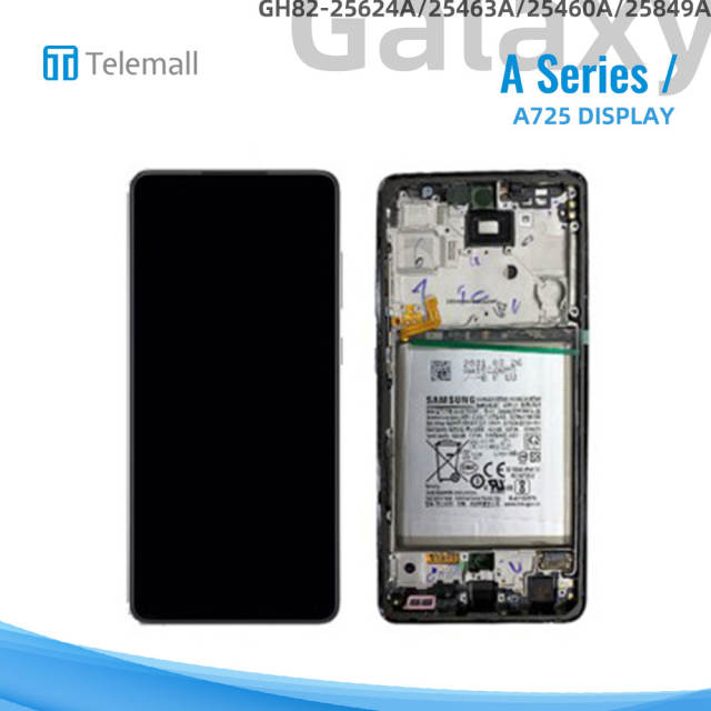 Samsung Galaxy SM-A725/A726 (A72 4G/5G 2021) Display module BLACK LCD GH82-25624A/25463A/25460A/25849A