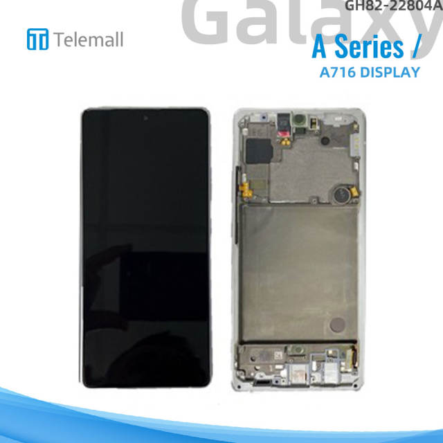 Samsung Galaxy SM-A716 (A71 5G 2020) Display module BLACK LCD GH82-22804A