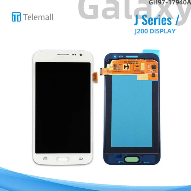 Samsung Galaxy SM-J200 (J2 2015) Display module WHITE LCD GH97-17940A