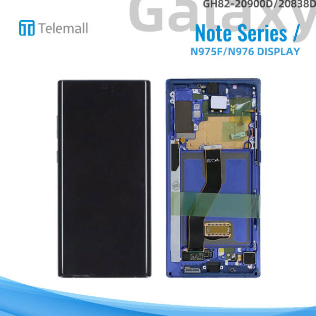 Samsung Galaxy SM-N975F/N976 (NOTE10 PLUS 2019) Display module AURA BLUE LCD GH82-20900D/20838D