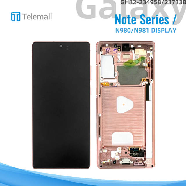 Samsung Galaxy SM-N980/N981 (NOTE20 2020) Display module BRONZE LCD GH82-23495B/23733B
