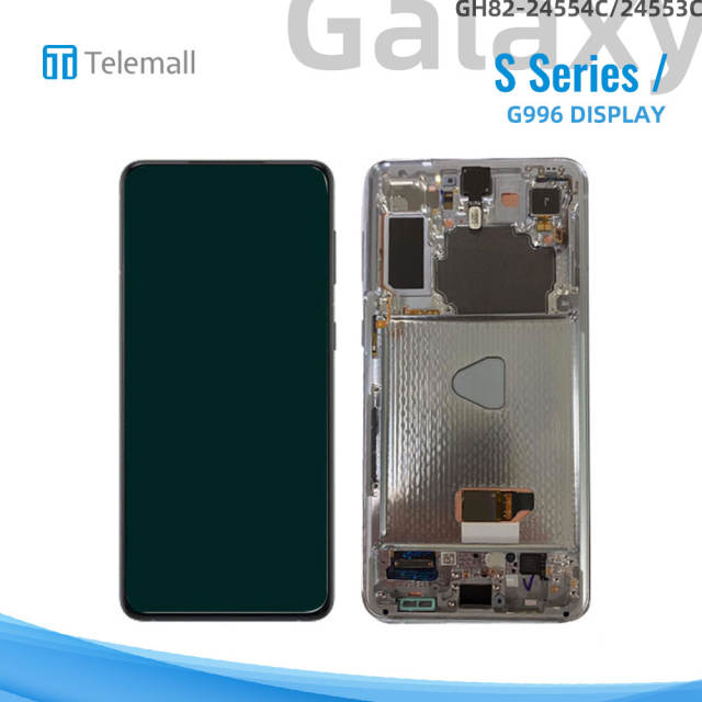 Samsung Galaxy SM-G996 (S21+ 5G 2021) Display module Phantom SILVER LCD (WITH CAMERA) GH82-24554C/24553C