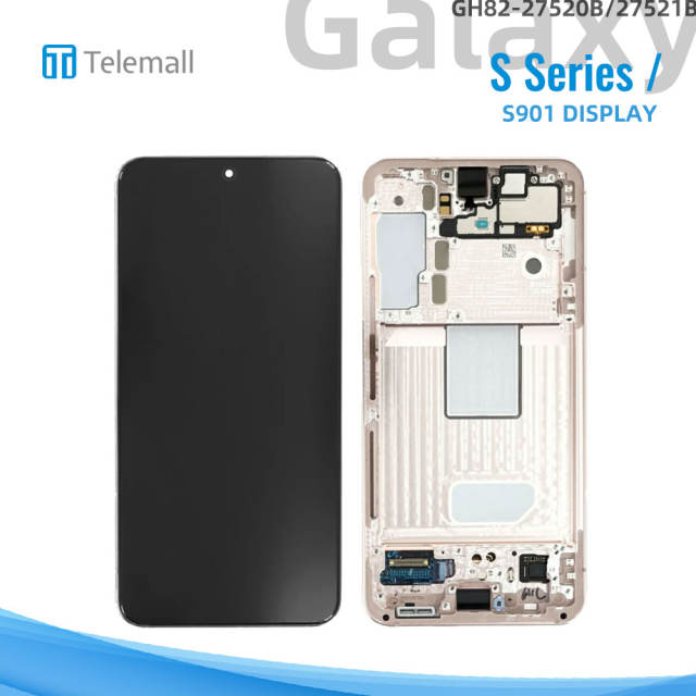Samsung Galaxy SM-S901 (S22 2022) Display module WHITE / CREAM / SKY BLUE LCD GH82-27520B/27521B