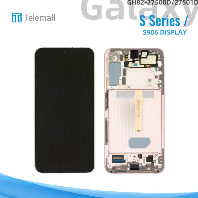 Samsung Galaxy SM-S906 (S22 Plus 2022) Display module PINK GOLD LCD GH82-27500D/27501D