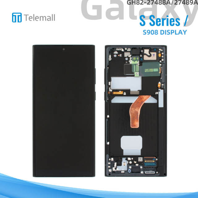 Samsung Galaxy SM-S908 (S22 Ultra 2022) Display module BLACK LCD LCD GH82-27488A/27489A