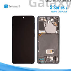 Samsung Galaxy SM-G991 (S21 5G 2021) Display module Phantom GRAY LCD (WITH CAMERA) GH82-24544A/24545A