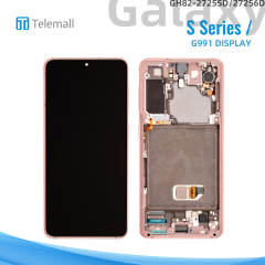 Samsung Galaxy SM-G991 (S21 5G 2021) Display module Phantom PINK LCD (NO CAMERA) GH82-27255D/27256D