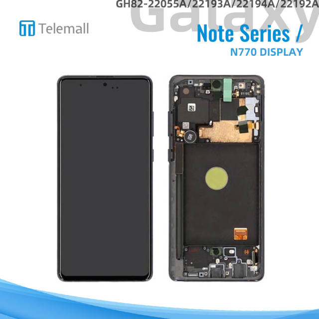 Samsung Galaxy SM-N770 (NOTE 10 Lite 2020) Display module AURA BLACK LCD GH82-22055A/22193A/22194A/22192A
