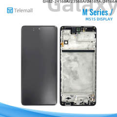 Samsung Galaxy SM-M515 (M51 2020) Display module BLACK LCD WITH FRAME GH82-24168A/23568A/24167A/24166A