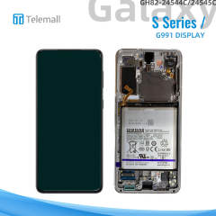 Samsung Galaxy SM-G991 (S21 5G 2021) Display module Phantom WHITE LCD (WITH CAMERA) GH82-24544C/24545C