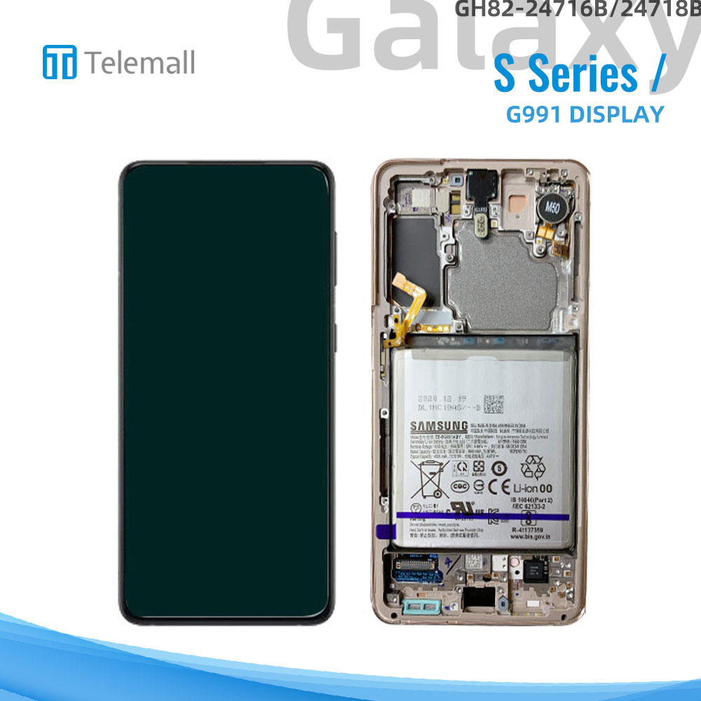 Samsung Galaxy SMG991 (S21 5G 2021) Display module Phantom VIOLET LCD