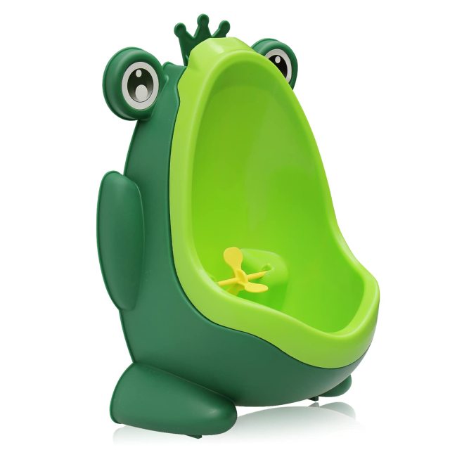 Frog Potty Training Urinal for Boys, Portable Toilet Training with Funny Aiming Target, Pee Trainer Urine for Toddlers