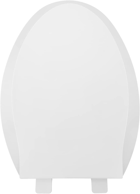 Elongated Toilet Seat with Built in Child Seat, Slow Close and Easy to Install with American Standard Hinges, Quick Release and Easy to Clean, Magnetic Kids Seat Suitable for Adults and Children