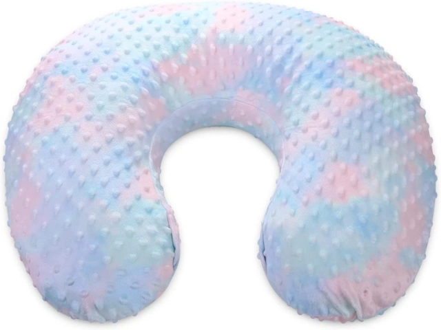 Nursing Pillow for Infant Feeding Cushion, Newborn Support Pillow for Breastfeeding Baby and Bottle Feeding, with Washable Pillow Cover for Boys & Girls