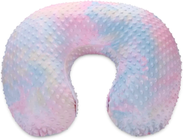 Nursing Pillow for Infant Feeding Cushion, Newborn Support Pillow for Breastfeeding Baby and Bottle Feeding, with Washable Pillow Cover for Boys & Girls