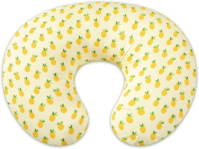Nursing Pillow for Infant Feeding Cushion, Newborn Support Pillow for Breastfeeding Baby and Bottle Feeding, with Washable Pillow Cover for Boys & Girls