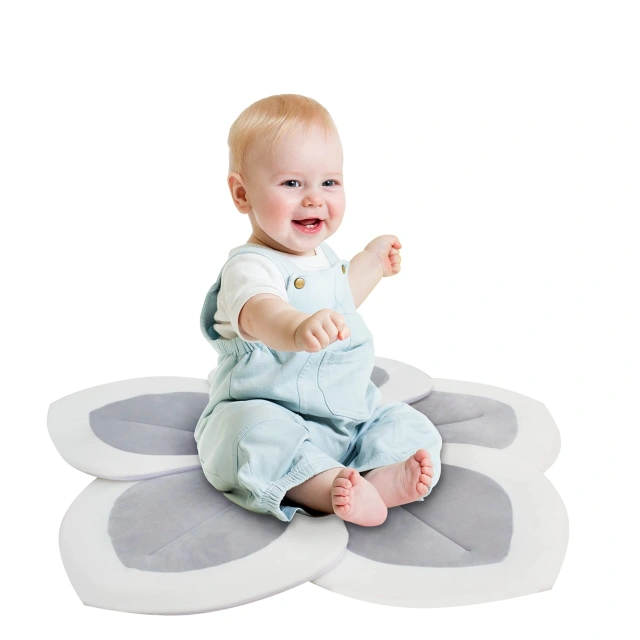 Flower Baby Bathtub Support Cushion, Anti-Slip and Soft Infant Bath Pillow for Bath Tub Sink Pad, Newborn Bathtub Mat
