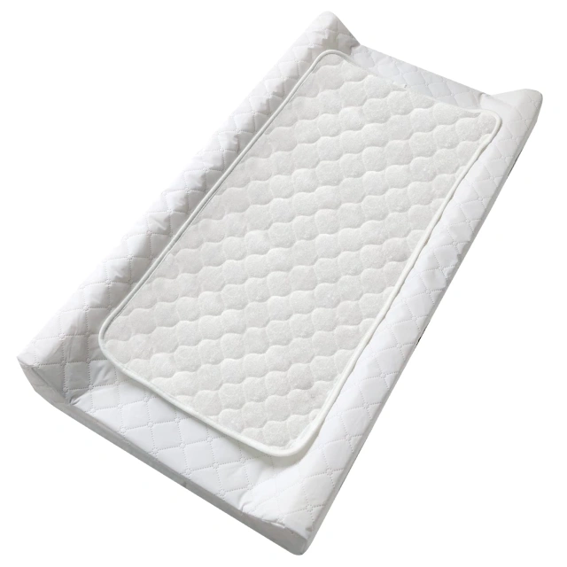 Bamboo Changing Pad Liners, Quilted Thick Ultra Soft Waterproof Changing Table Cover Liners, Washable Reusable Portable Diaper Change Mat, 27" x 13", 3 Pack Set