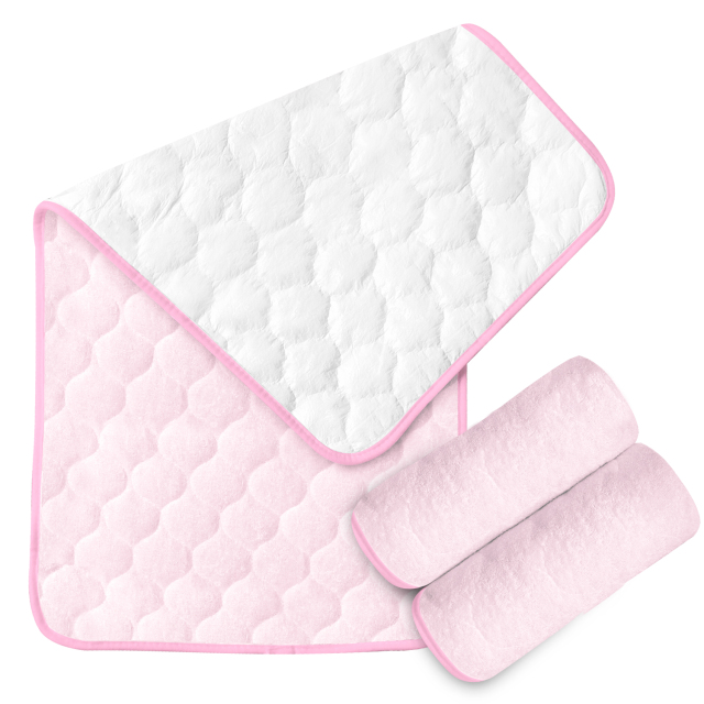 Bamboo Changing Pad Liners, Quilted Thick Ultra Soft Waterproof Changing Table Cover Liners, Washable Reusable Portable Diaper Change Mat, 27" x 13", 3 Pack Set