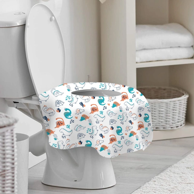 Disposable Toilet Seat Covers for Kids & Adults,Protect from Public Toilets While Potty Training - Extra Large, Waterproof, Portable