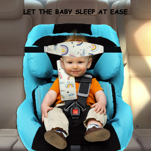 Baby Head and Shoulder Support for Car Seats Stroller Car Seat Sleeping Baby – Safe, Comfortable Head & Neck Pillow Support Solution Baby and Kids Travel Accessories Stroller