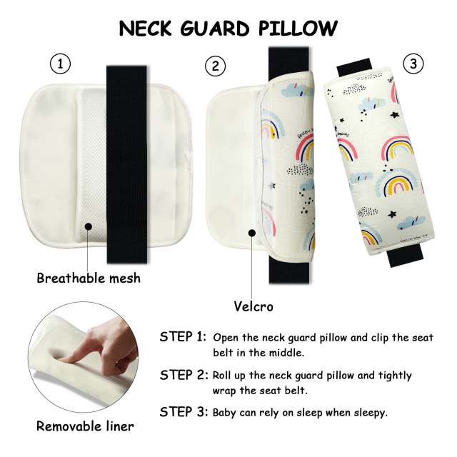 Baby Head and Shoulder Support for Car Seats Stroller Car Seat Sleeping Baby – Safe, Comfortable Head & Neck Pillow Support Solution Baby and Kids Travel Accessories Stroller