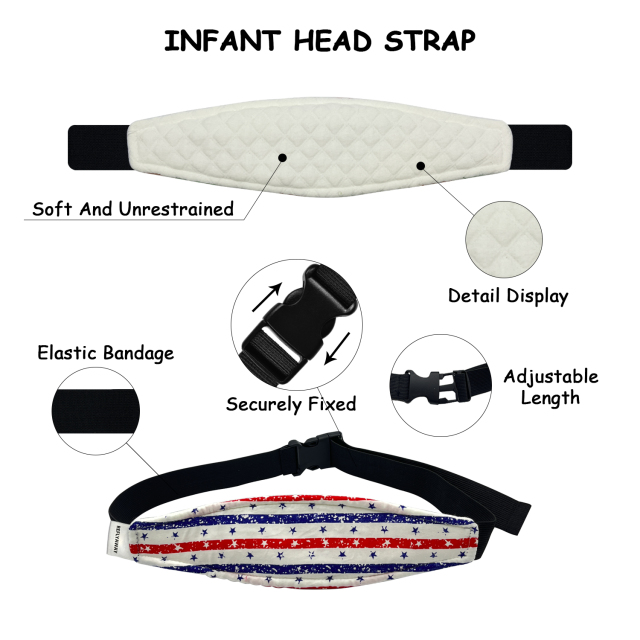 Baby Head and Shoulder Support for Car Seats Stroller Car Seat Sleeping Baby – Safe, Comfortable Head & Neck Pillow Support Solution Baby and Kids Travel Accessories Stroller…