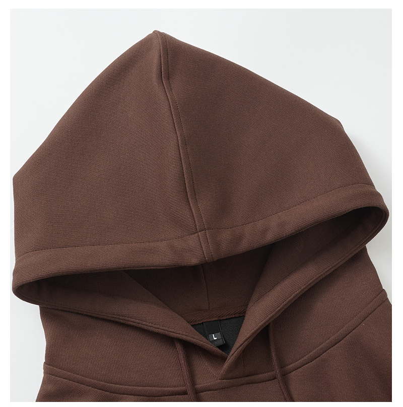 Custom 330Gsm High Quality Cotton Blank New Design Side Pickets Streetwear Embroidery Logo Hoodies