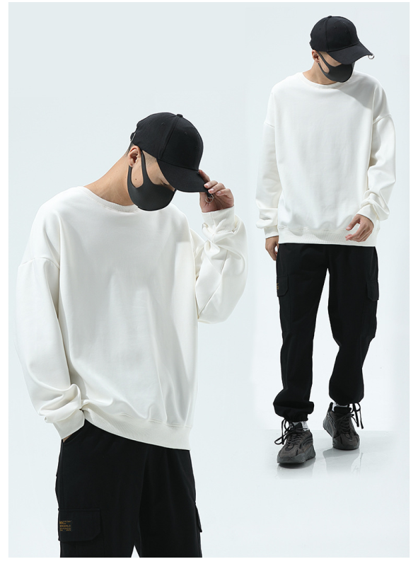 Factory Wholesale 450Gsm Heavyweight Custom Logo Cheap Printing Blank Crewneck Sweatshirt Unisex Hoodies