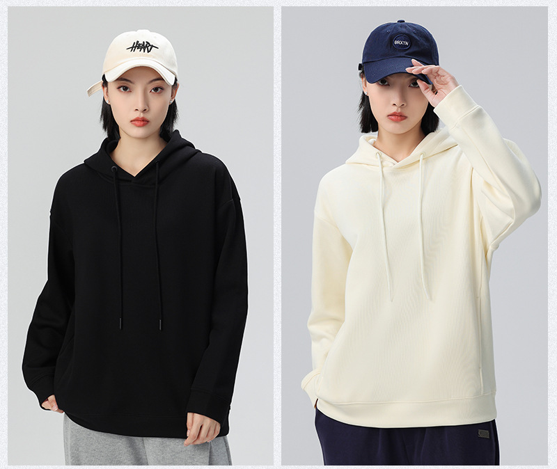 Custom 330Gsm High Quality Cotton Blank New Design Side Pickets Streetwear Embroidery Logo Hoodies