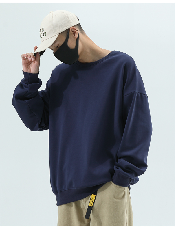 Factory Wholesale 450Gsm Heavyweight Custom Logo Cheap Printing Blank Crewneck Sweatshirt Unisex Hoodies