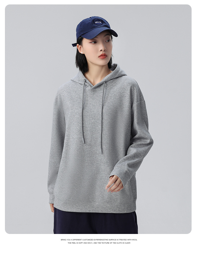 Custom 330Gsm High Quality Cotton Blank New Design Side Pickets Streetwear Embroidery Logo Hoodies