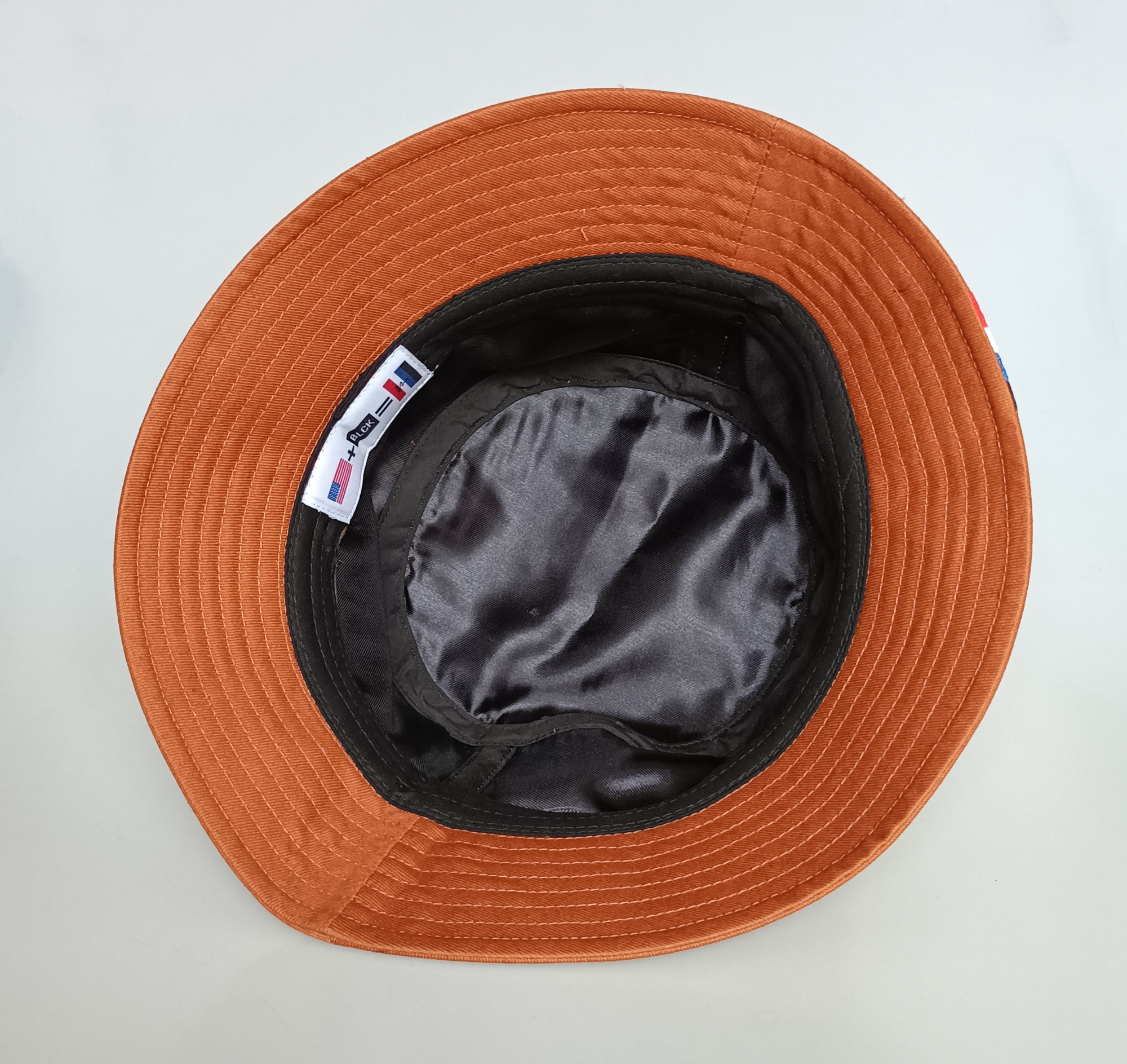 Custom brown unisex embroidery logo bucket hat
