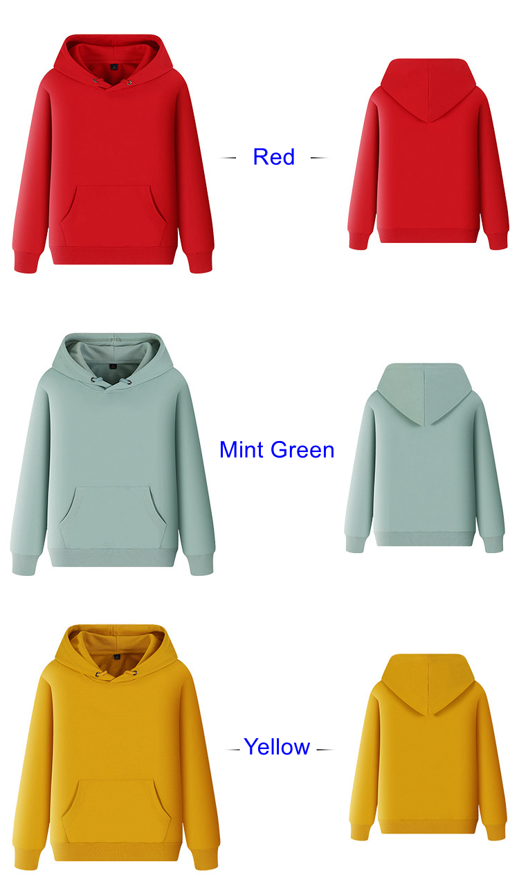 Casual Pullover Oversized 320Gsm Fleece Hoodies Unisex Sweatshirts Hoodies