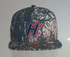 Full camo tree printing 5 panel outdoor sports snapback cap