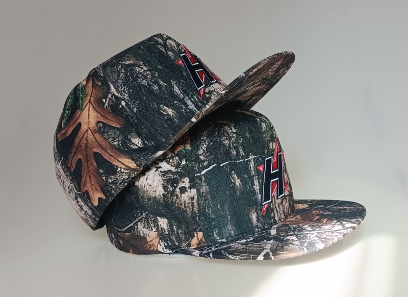 Full camo tree printing 5 panel outdoor sports snapback cap