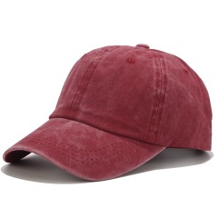 Fall new Wholesale Washed Cwboy in stock vintage Baseball Hat Sport Baseball 6-Panel Hat Men