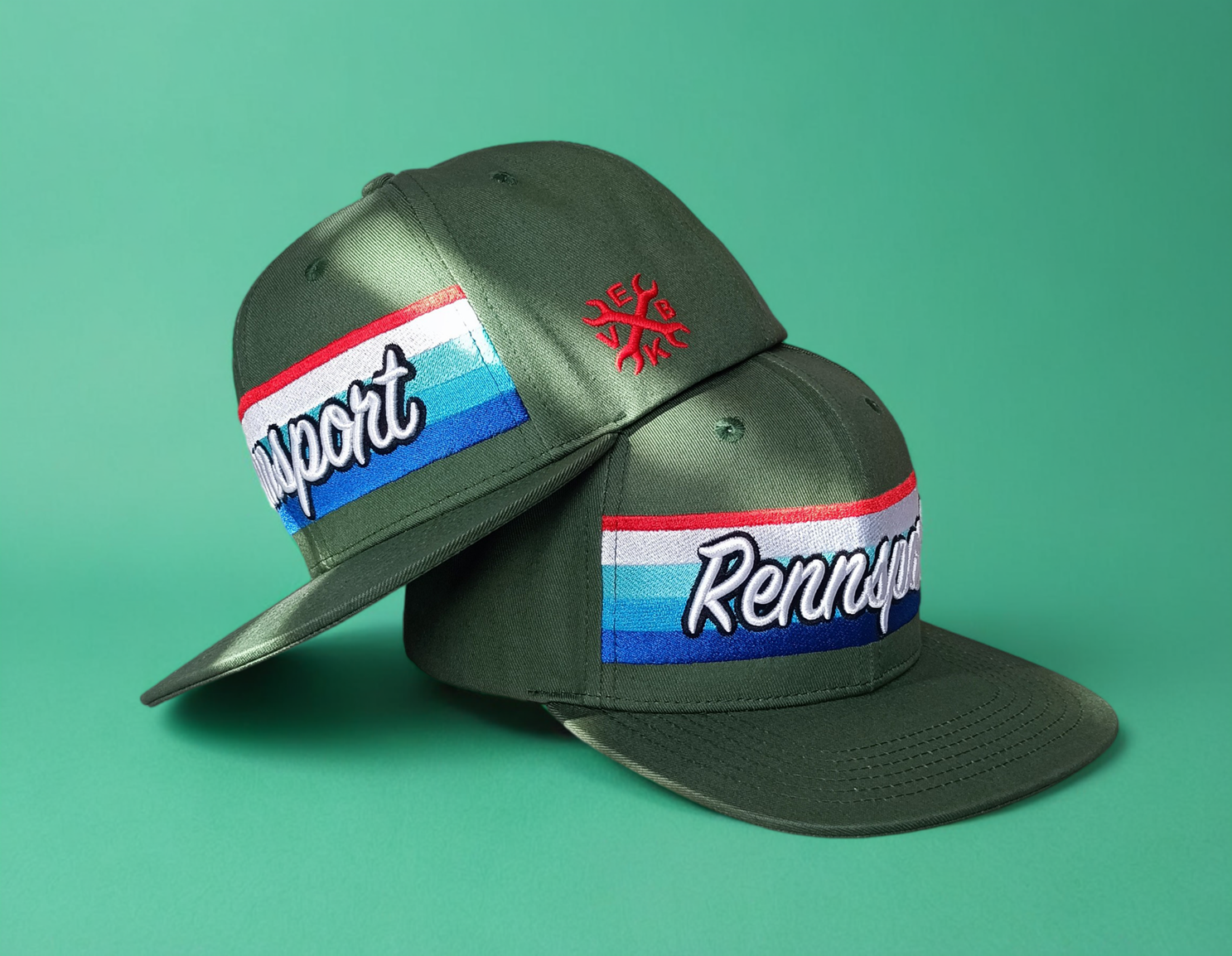 Custom flat brim Snapback Cap