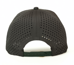 Custom Logo 6 Panel Perforated Gorras Golf Baseball Cap 3D embroidery Logo Curved Brim Sports Surf Waterproof Men Dad Caps Hat